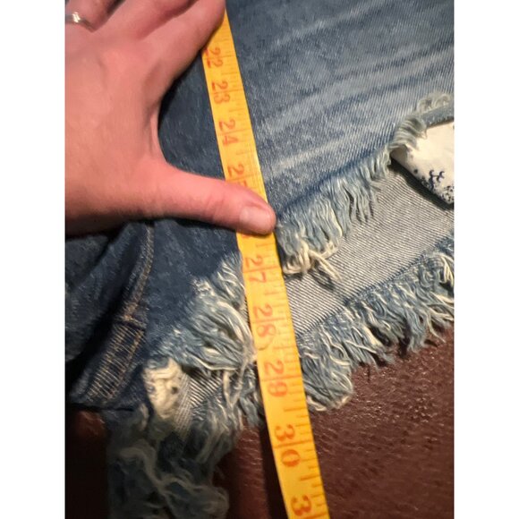 Free People Sunkiss Shorts Overall Denim Size 6 - Picture 5 of 8